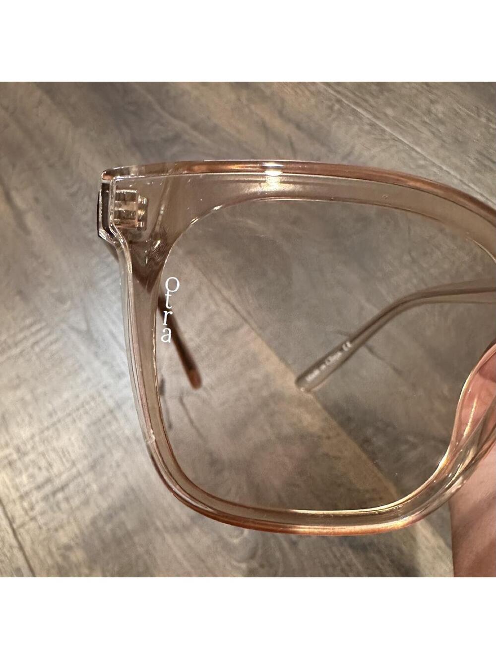 Otra Women's Pink and Brown Sunglass